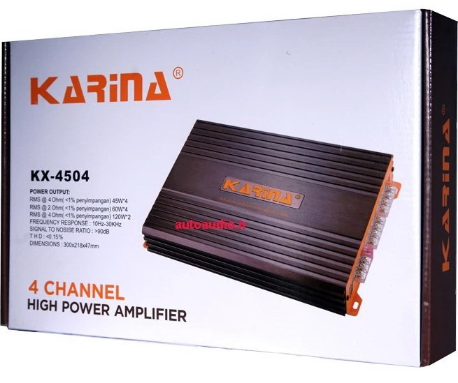 آمپلی فایر 4 کانال کارینا KA-4504