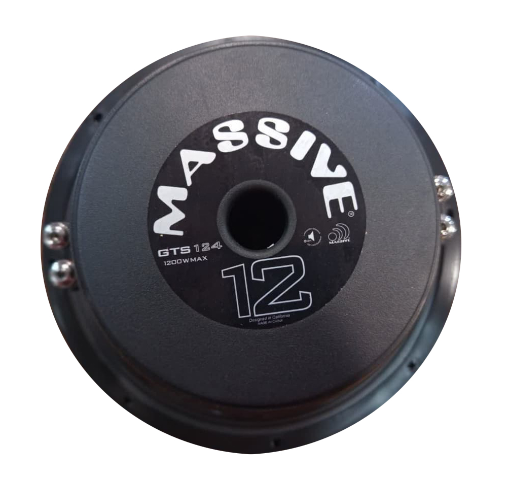 ساب‌ووفر خودرو ۱۲ اینچ Massiv GTS124 برای صدای شفاف و بیس قوی